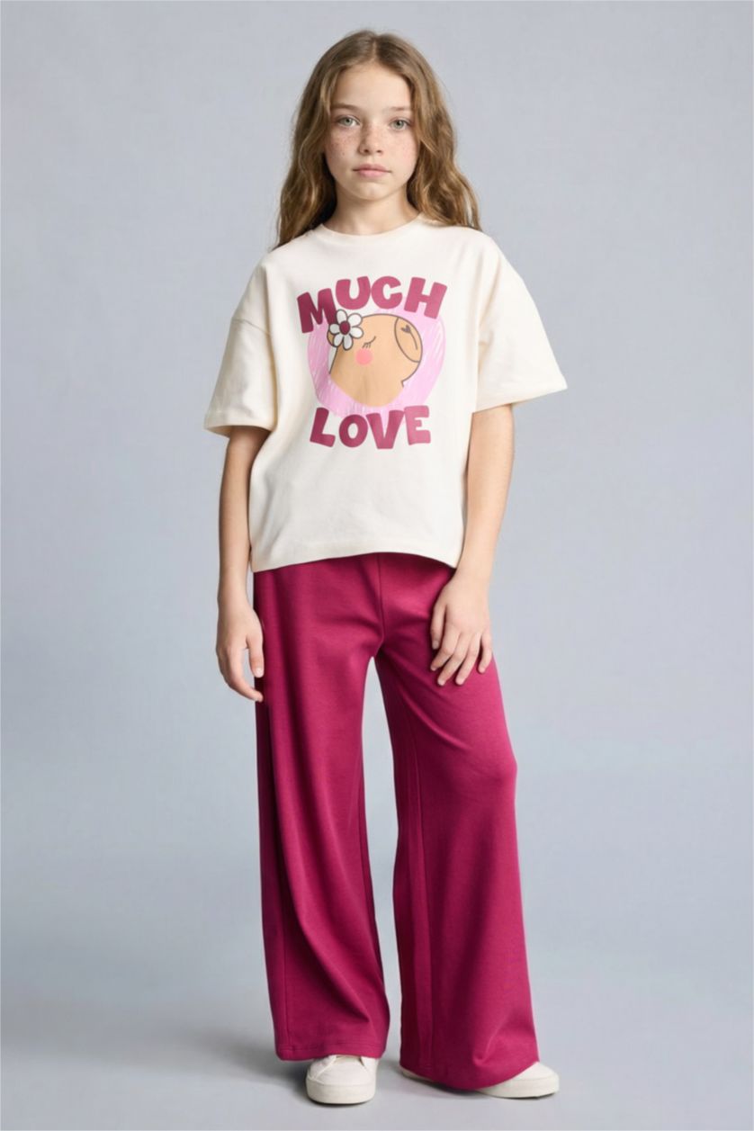 Kız Çocuk - Genç Kız Ekru 2'Li Takım Kız Çocuk