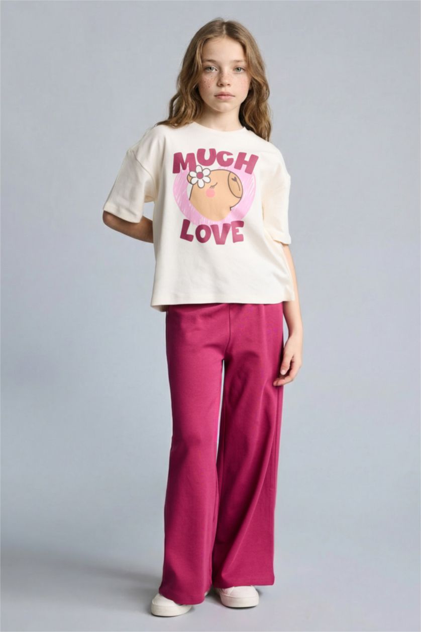 Kız Çocuk - Genç Kız Ekru 2'Li Takım Kız Çocuk