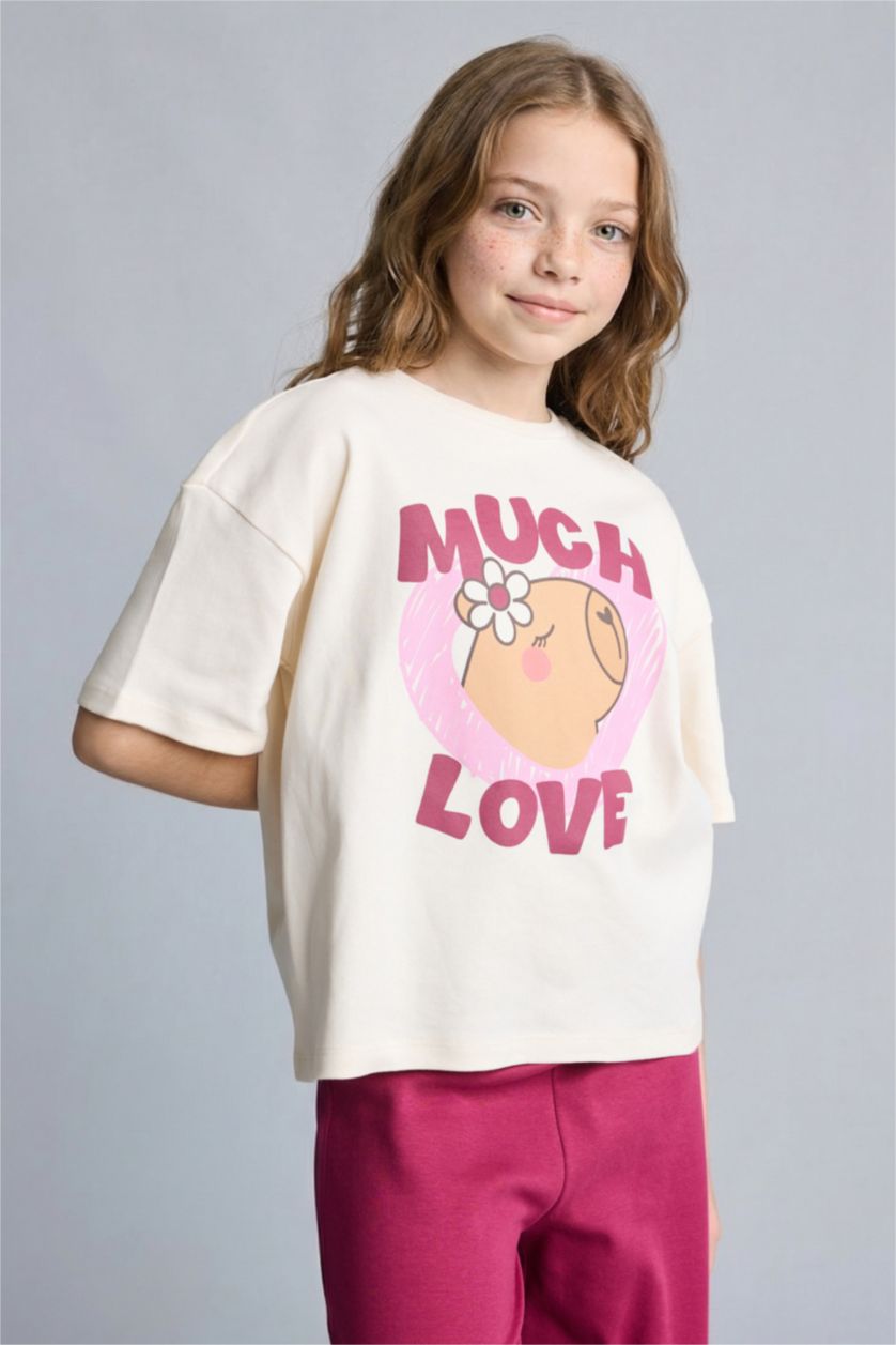 Kız Çocuk - Genç Kız Ekru 2'Li Takım Kız Çocuk