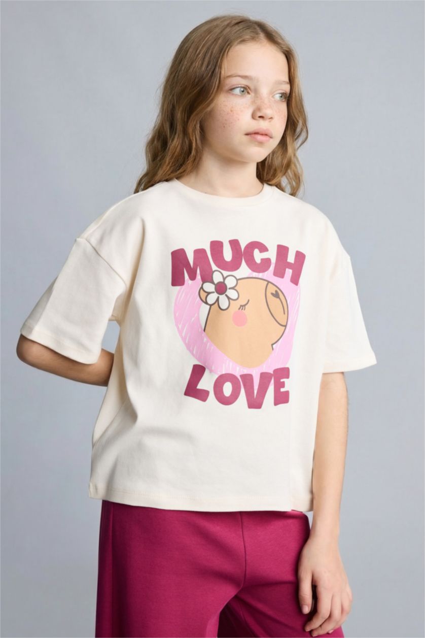 Kız Çocuk - Genç Kız Ekru 2'Li Takım Kız Çocuk