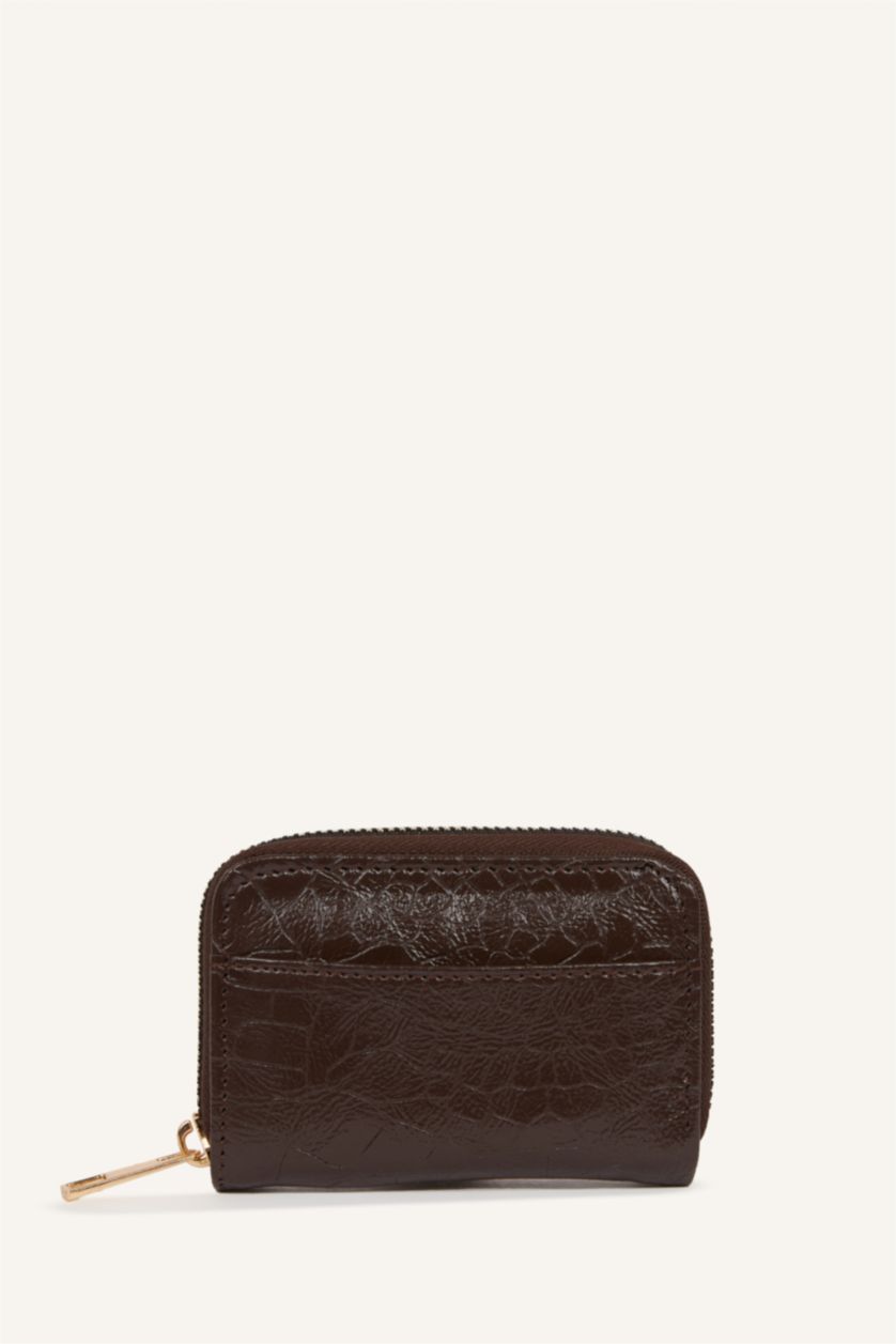 Kadın Kahve Kadın Bozuk Para Çantası