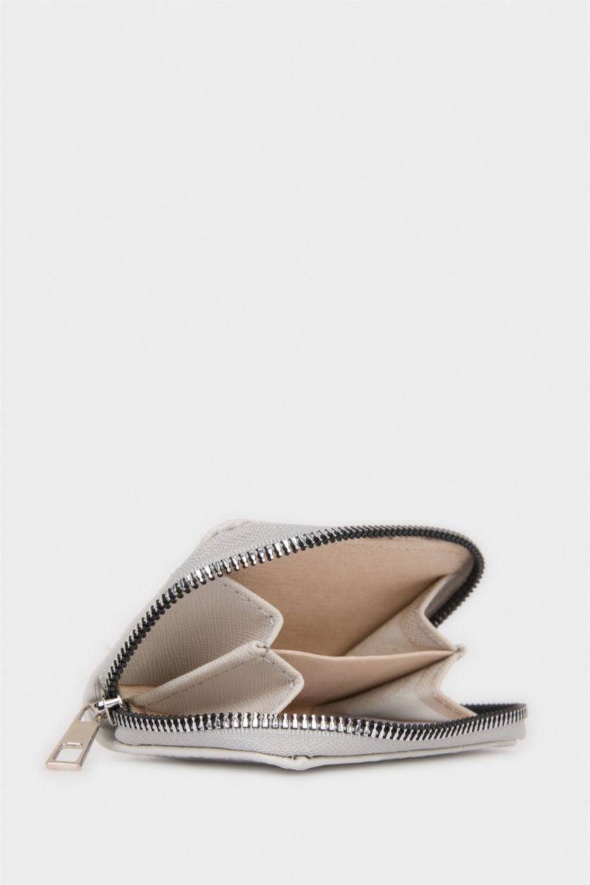 Kadın Gri Kadın Bozuk Para Çantası