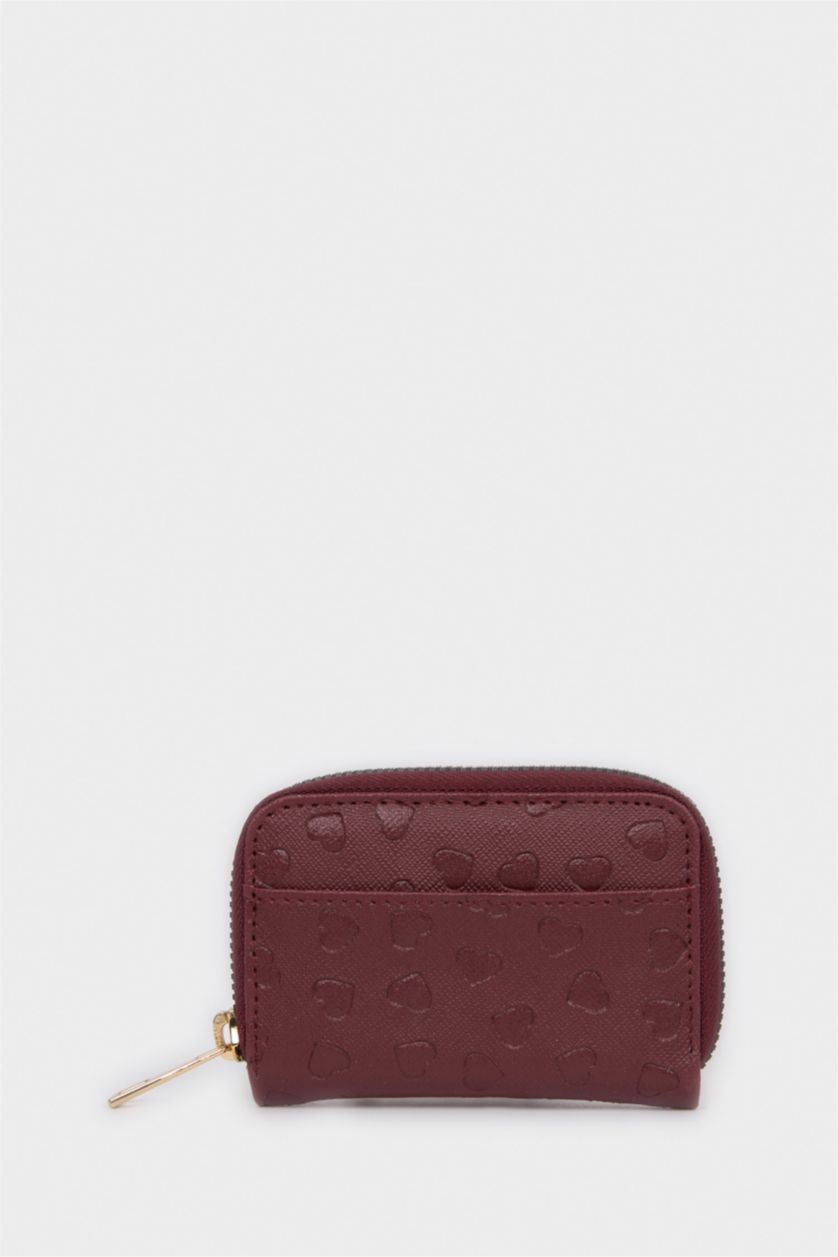 Kadın Bordo Kadın Bozuk Para Çantası