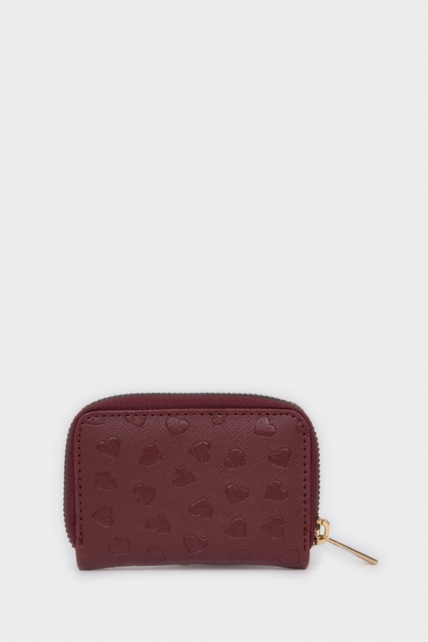 Kadın Bordo Kadın Bozuk Para Çantası