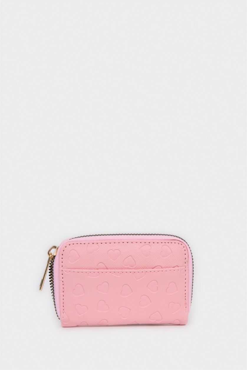 Kadın Açık Pembe Kadın Bozuk Para Çantası