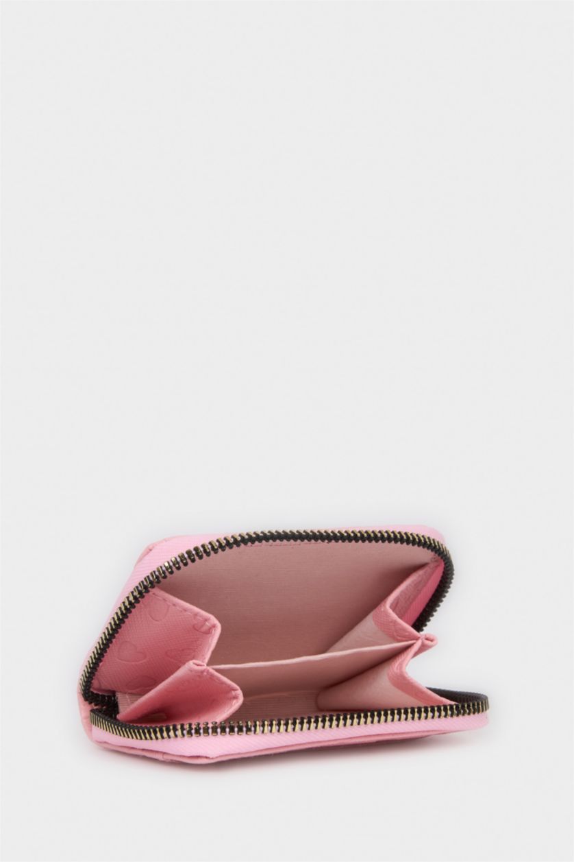 Kadın Açık Pembe Kadın Bozuk Para Çantası