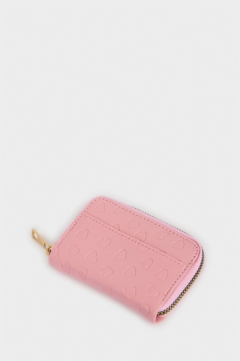 Kadın Açık Pembe Kadın Bozuk Para Çantası