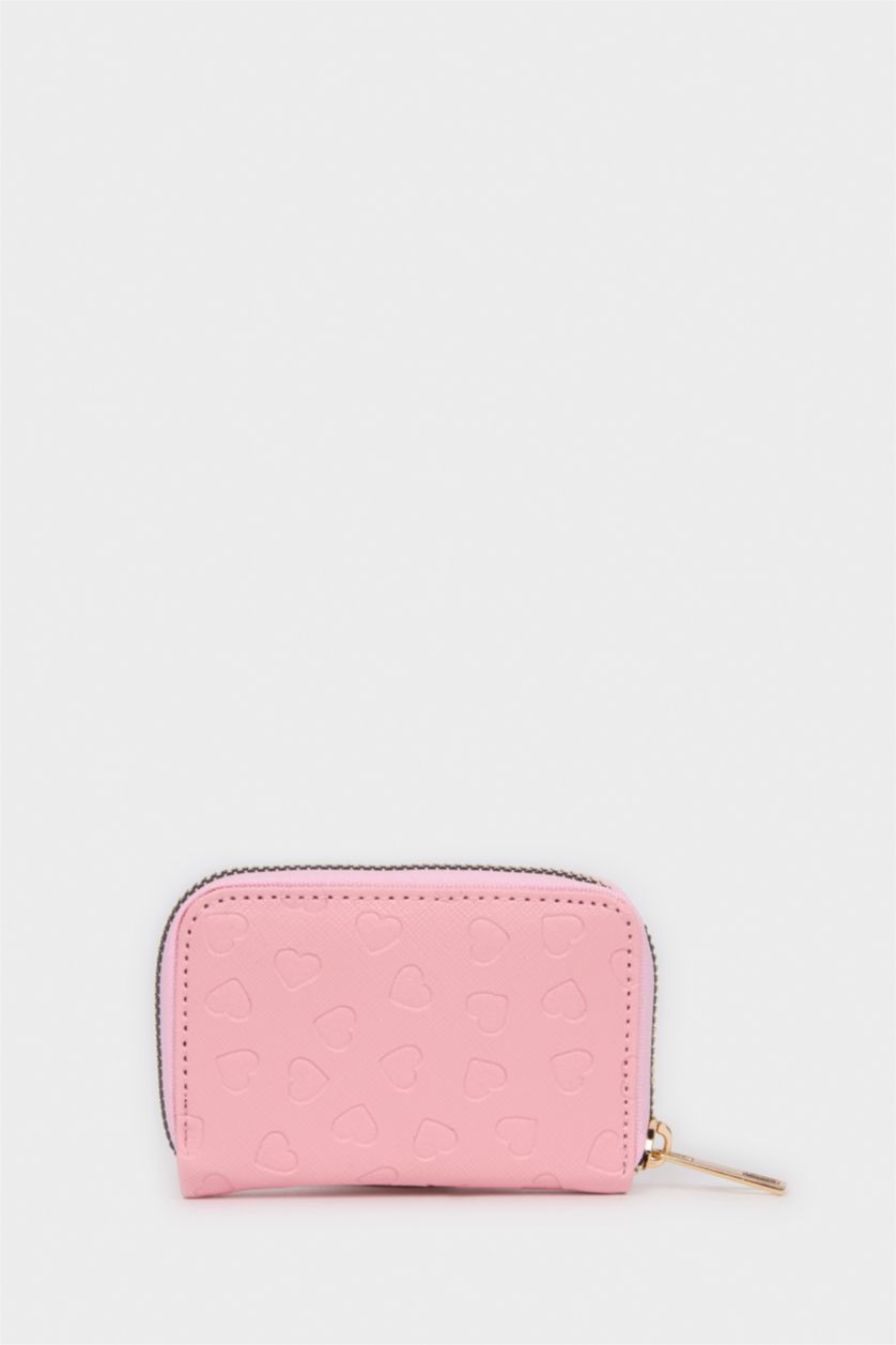 Kadın Açık Pembe Kadın Bozuk Para Çantası