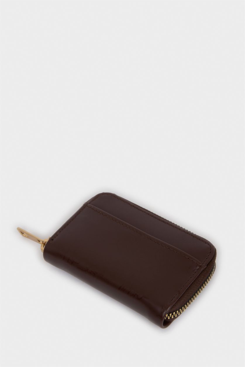 Kadın Kahve Kadın Bozuk Para Çantası