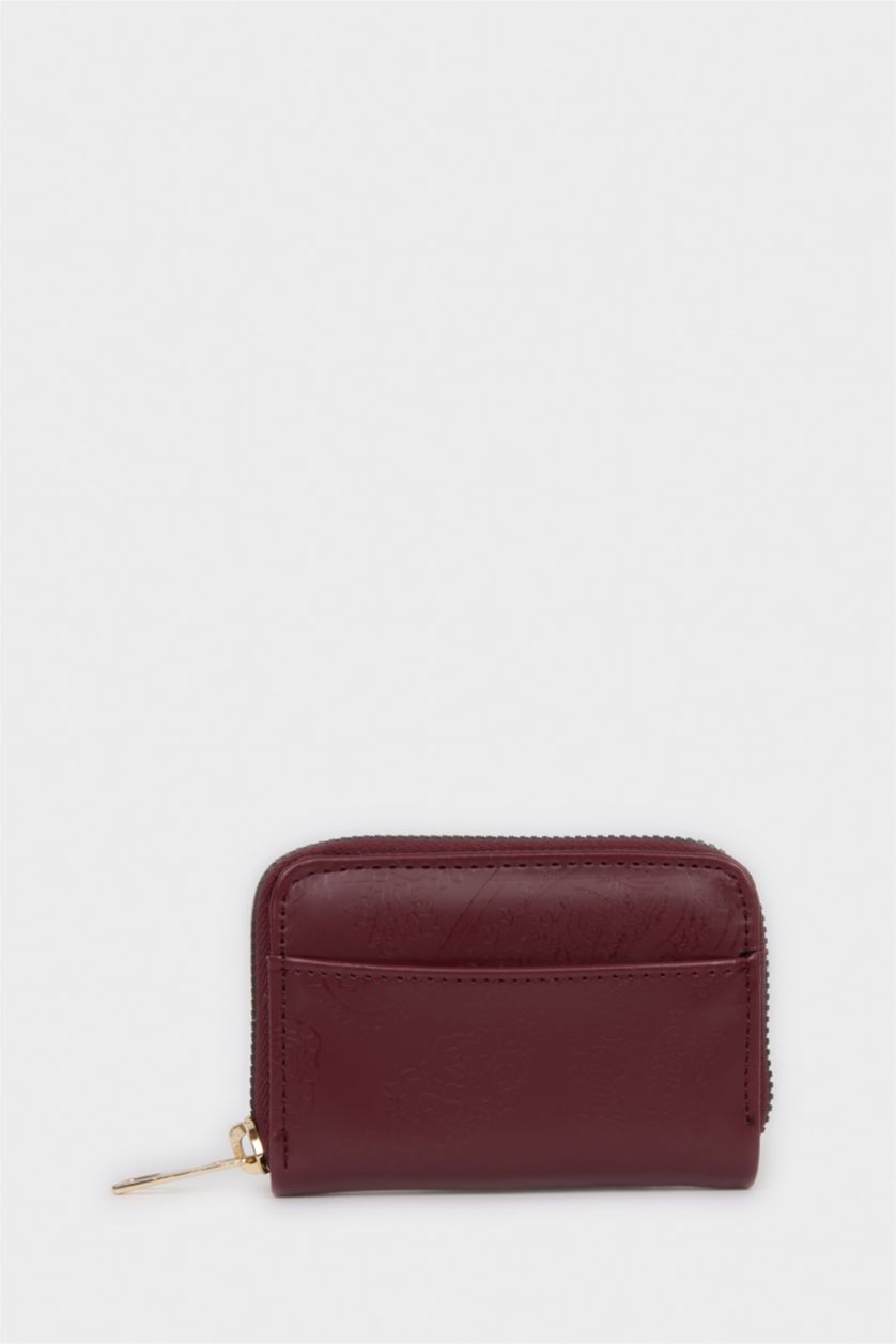 Kadın Bordo Kadın Bozuk Para Çantası