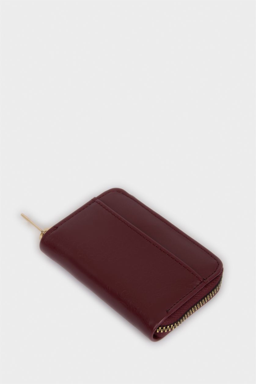 Kadın Bordo Kadın Bozuk Para Çantası