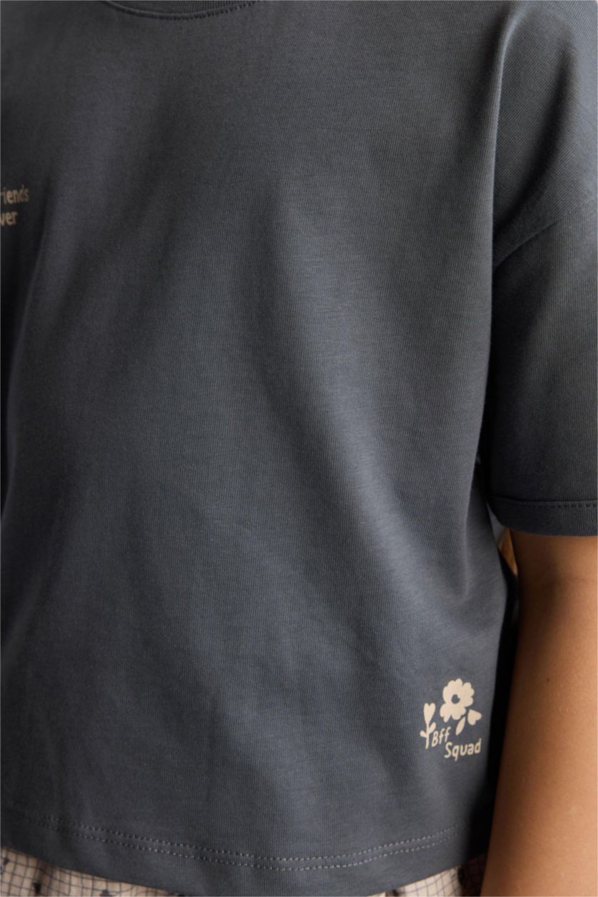 Kız Çocuk - Genç Kız Antrasit 2'li Takım