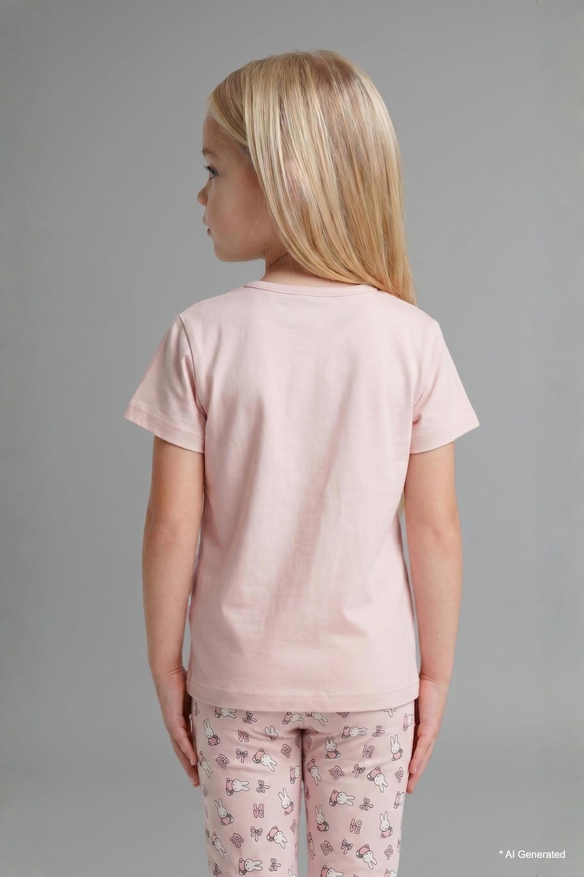 Baby Girls Light Pink Baby Girl Miffy 2 Piece Pyjama Set