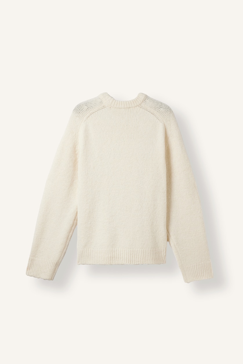 Women Beige Oversize Fit Pullover