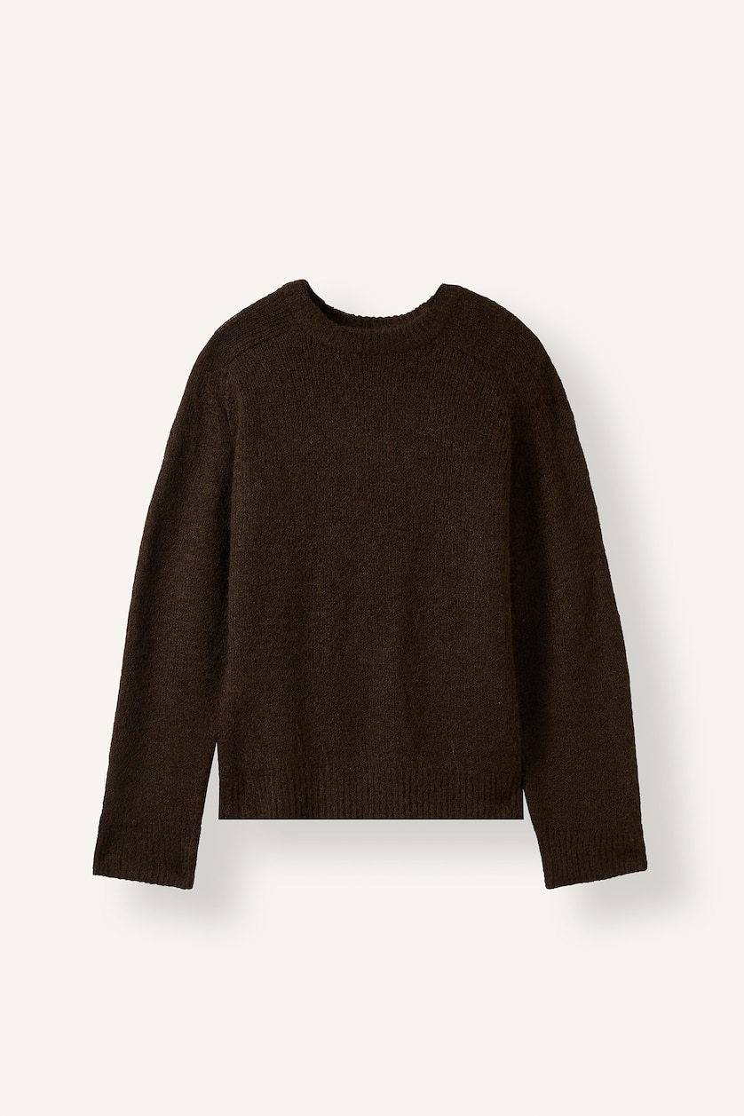 Women Brown Oversize Fit Pullover