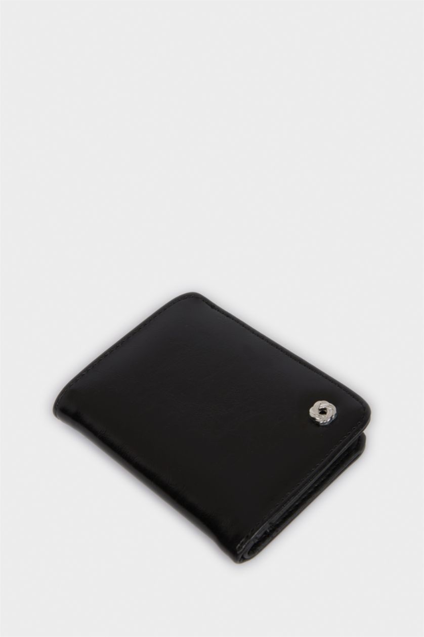 Kadın Siyah Kadın Suni Deri Cüzdan