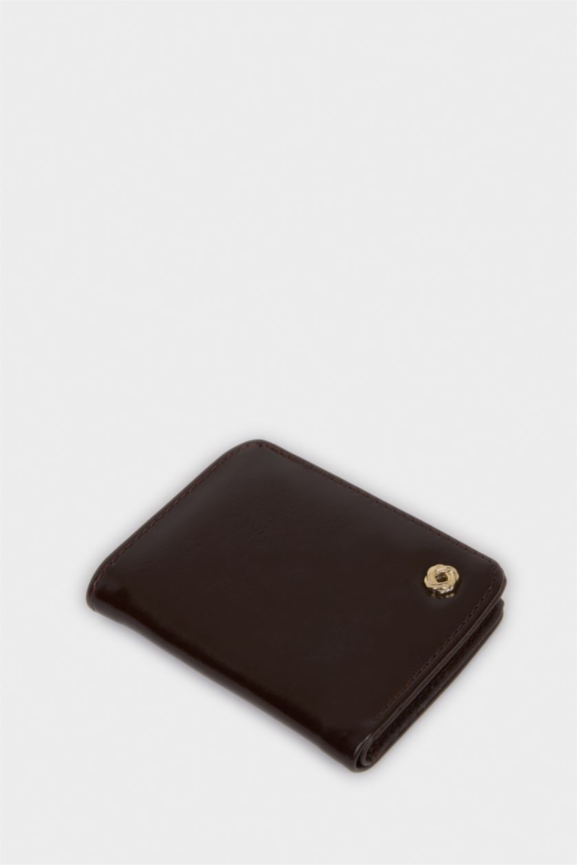 Kadın Kahve Kadın Suni Deri Cüzdan