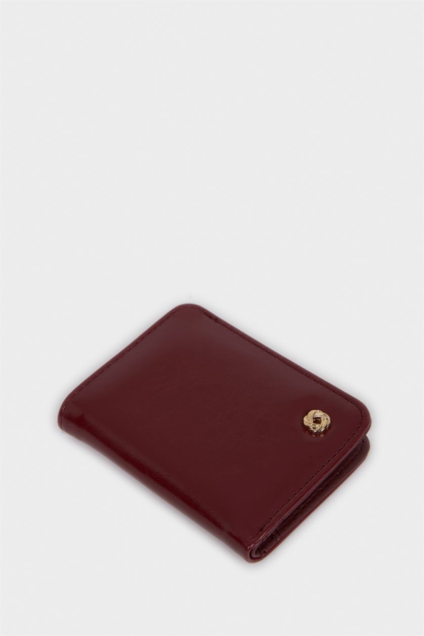 Kadın Bordo Kadın Suni Deri Cüzdan