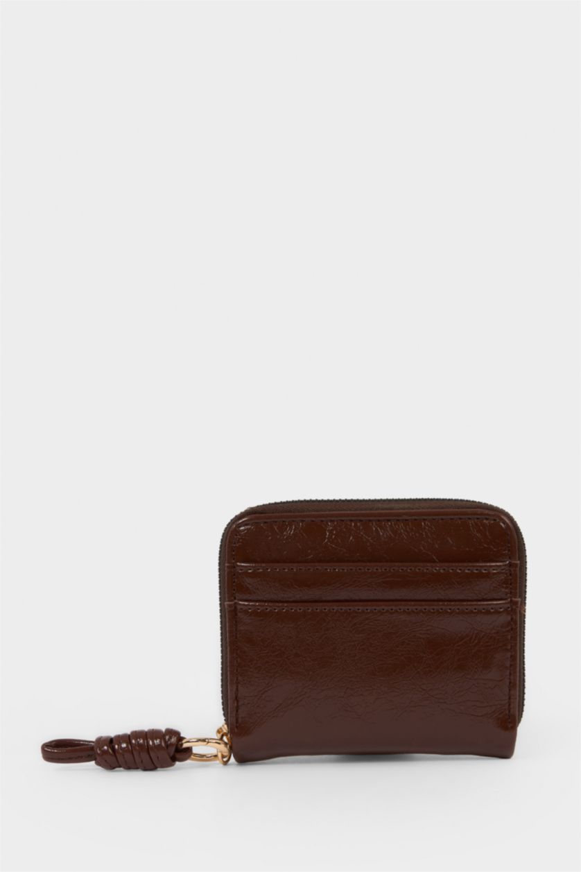 Kadın Kahve Kadın Suni Deri Cüzdan