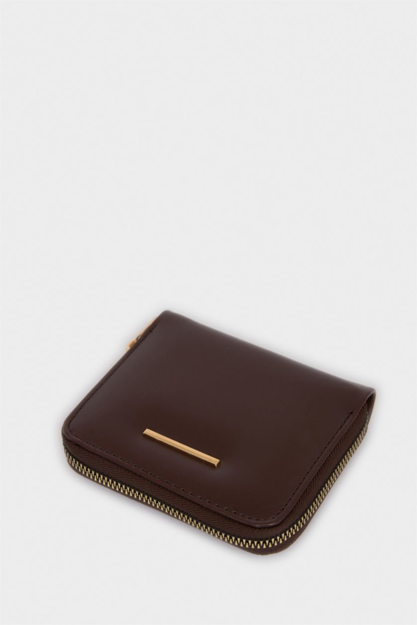 Kadın Kahve Kadın Suni Deri Cüzdan