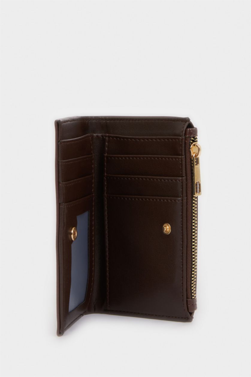 Kadın Kahve Kadın Suni Deri Cüzdan