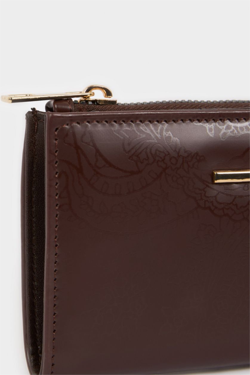 Kadın Kahve Kadın Suni Deri Cüzdan