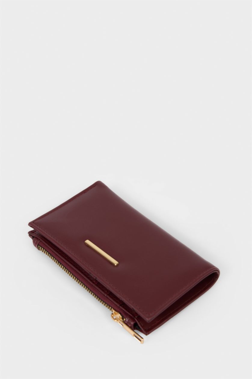 Kadın Bordo Kadın Suni Deri Cüzdan