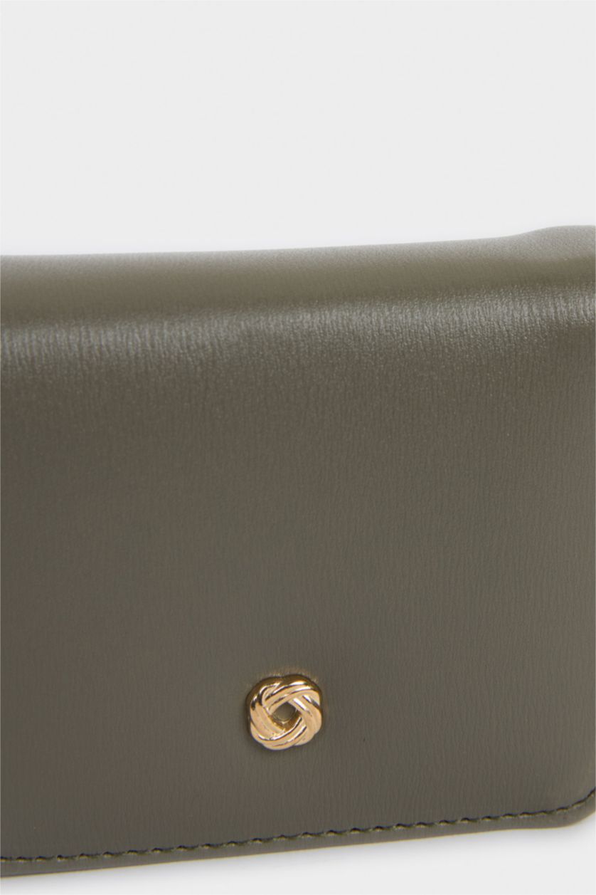 Kadın Yeşil Kadın Suni Deri Cüzdan