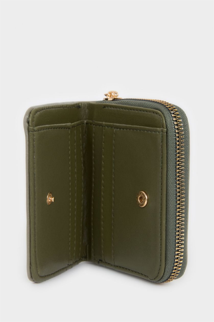 Kadın Yeşil Kadın Suni Deri Cüzdan