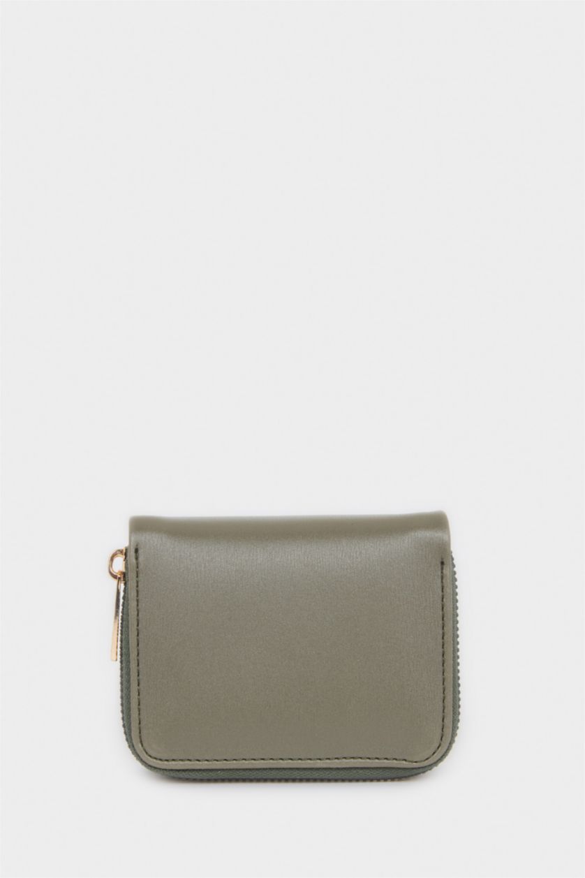 Kadın Yeşil Kadın Suni Deri Cüzdan