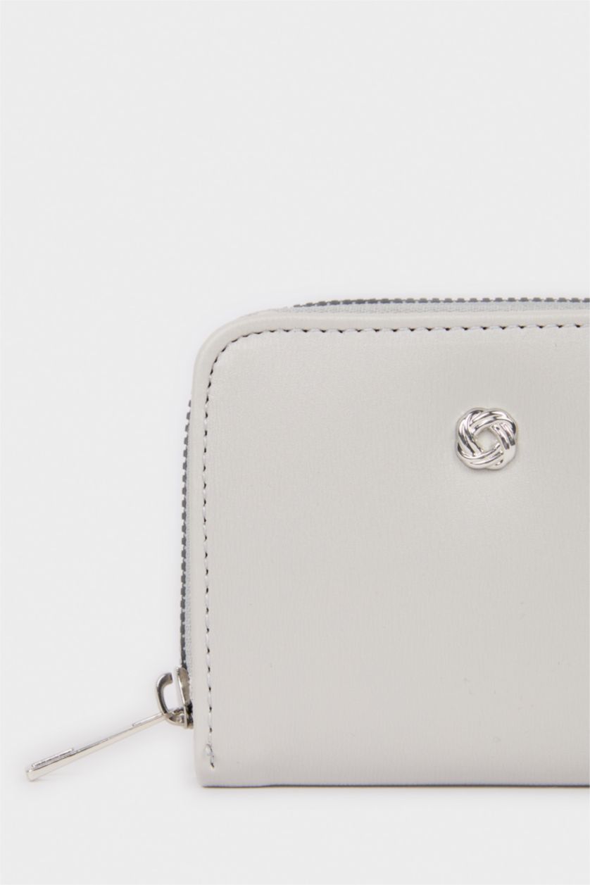 Kadın Gri Kadın Suni Deri Cüzdan