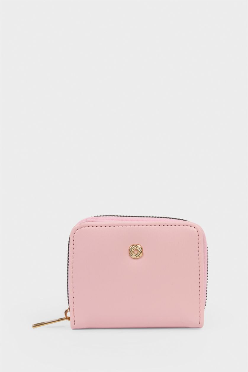 Kadın Pembe Kadın Suni Deri Cüzdan