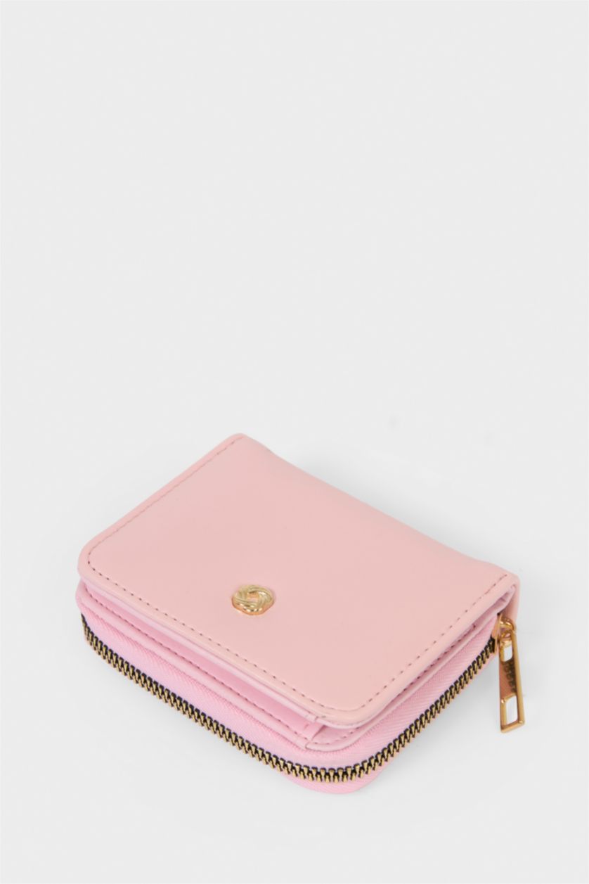 Kadın Pembe Kadın Suni Deri Cüzdan