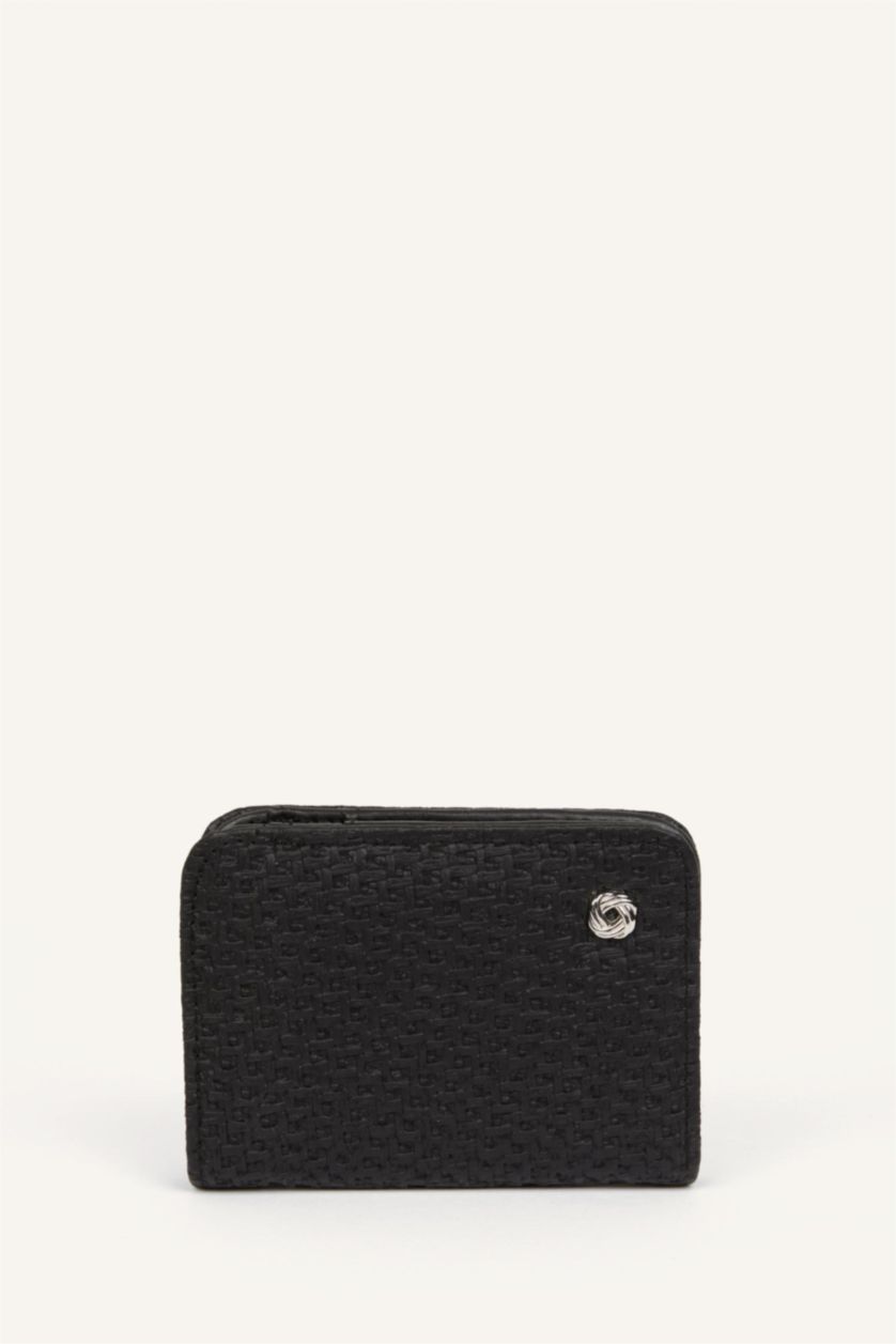 WOMAN Black Woman Faux Leather Wallets