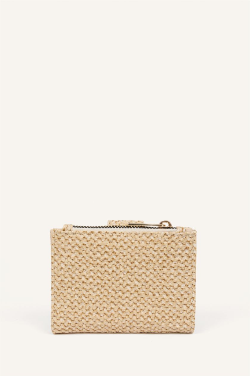 Kadın Bej Suni Deri Cüzdan