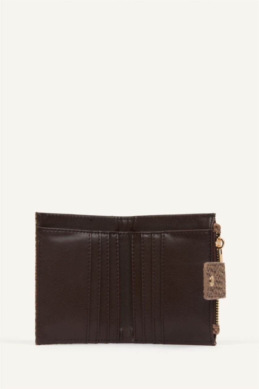 Kadın Kahve Suni Deri Cüzdan