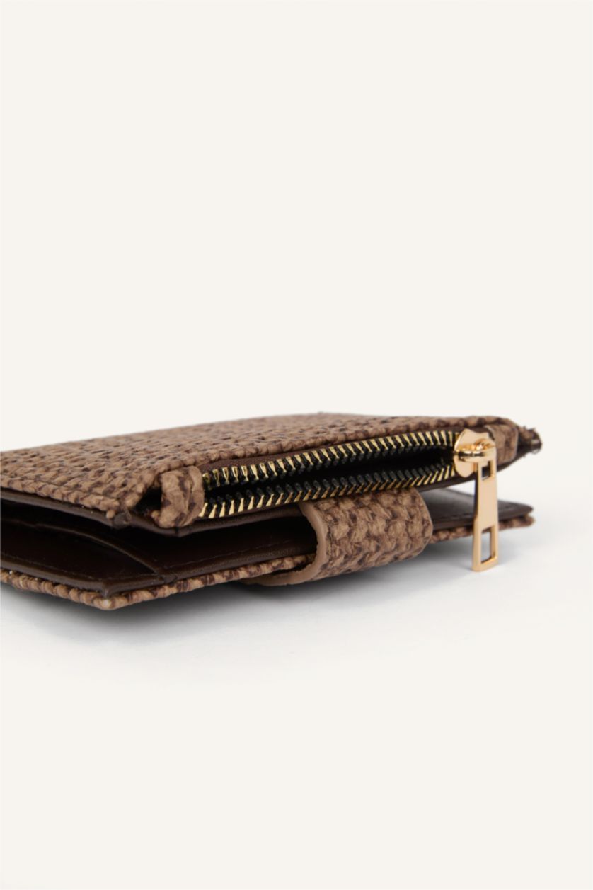 Kadın Kahve Suni Deri Cüzdan