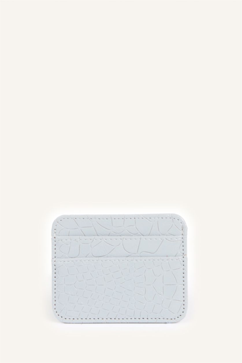 Kadın Mavi Kadın Suni Deri Kartlık