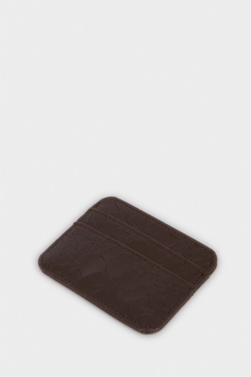 Kadın Kahve Kadın Suni Deri Kartlık