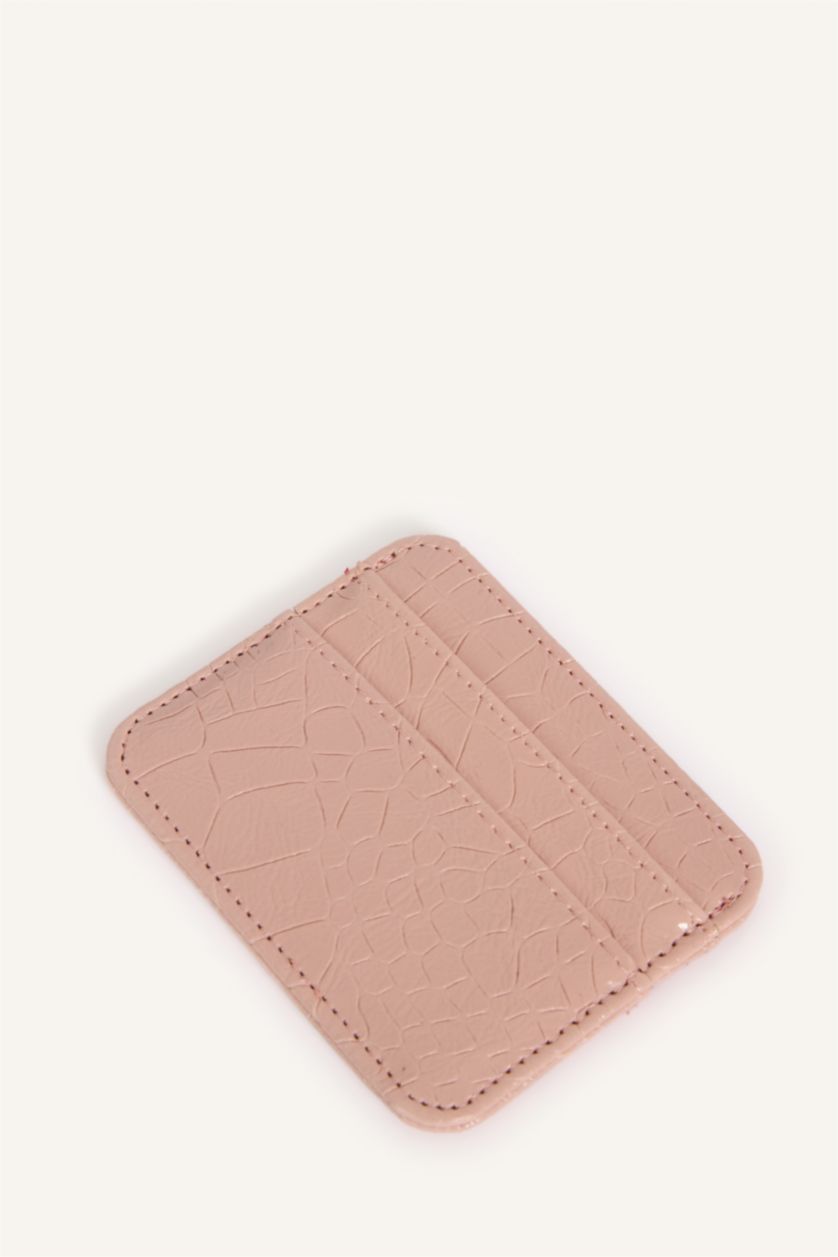 Kadın Pembe Kadın Suni Deri Kartlık