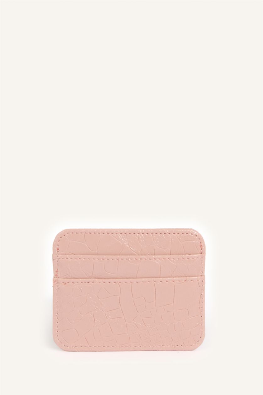 Kadın Pembe Kadın Suni Deri Kartlık