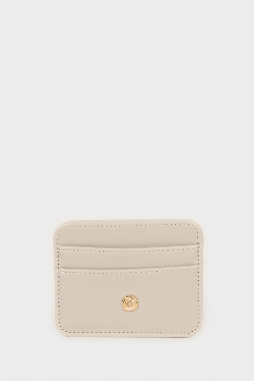 Kadın Gri Kadın Suni Deri Kartlık