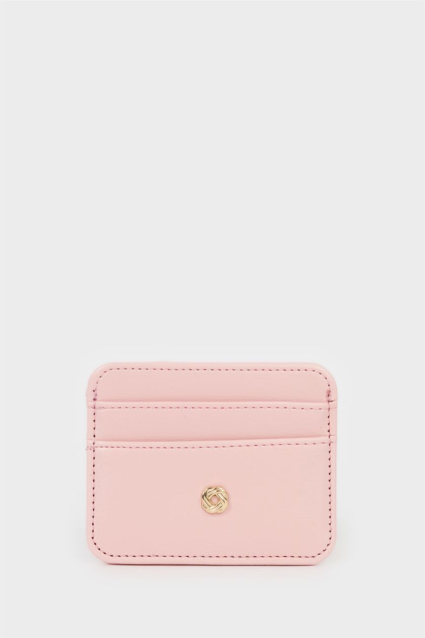 Kadın Pembe Kadın Suni Deri Kartlık