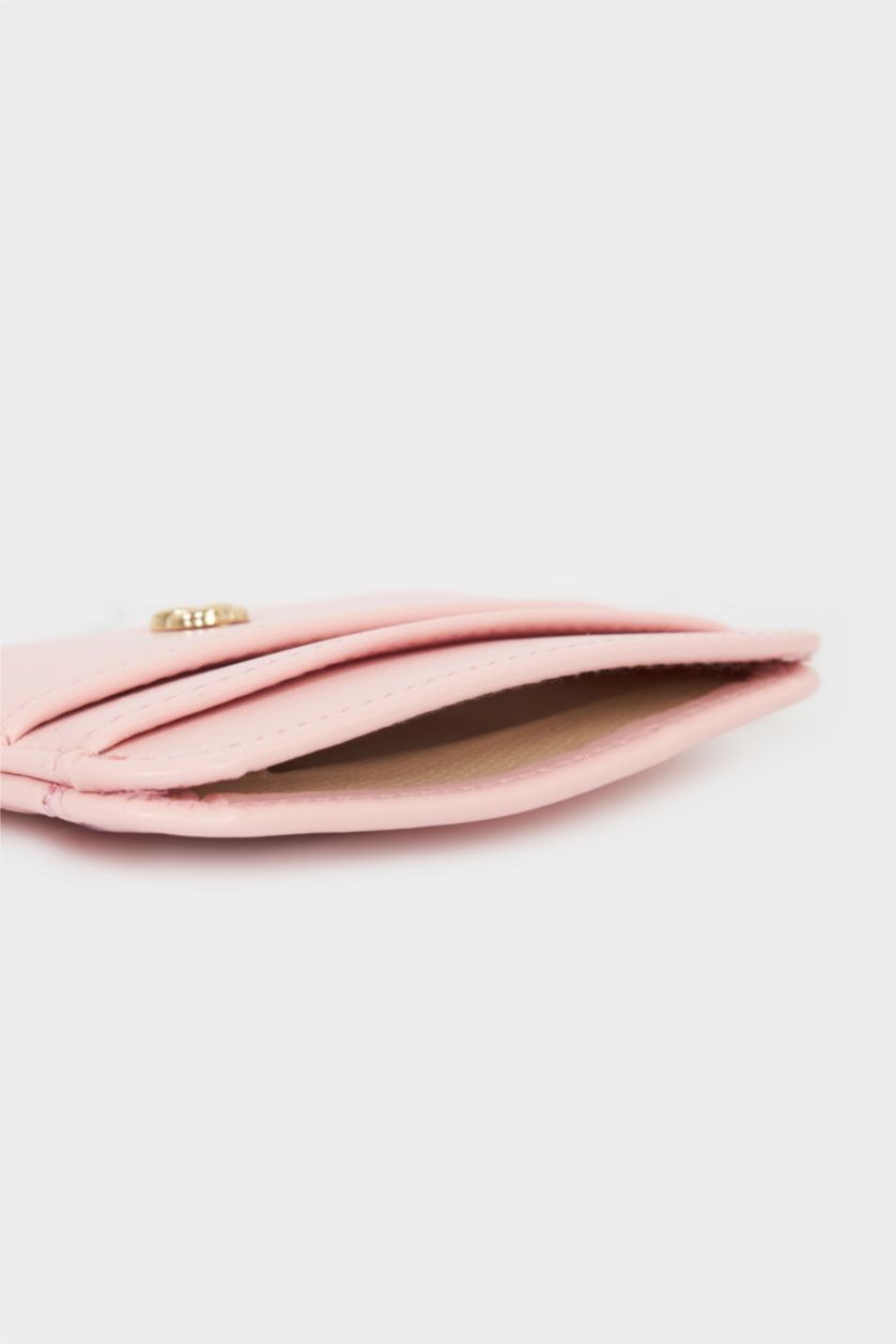 Kadın Pembe Kadın Suni Deri Kartlık