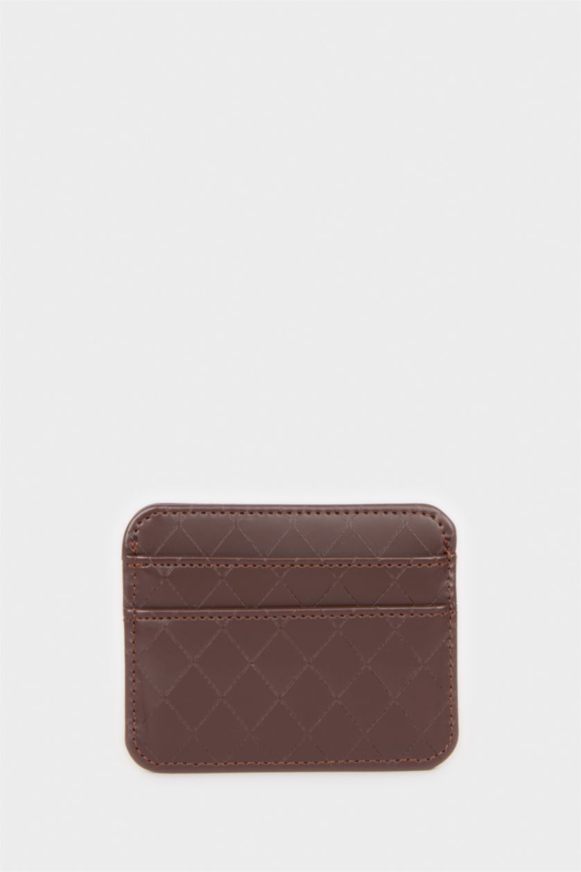 Kadın Kahve Kadın Suni Deri Kartlık