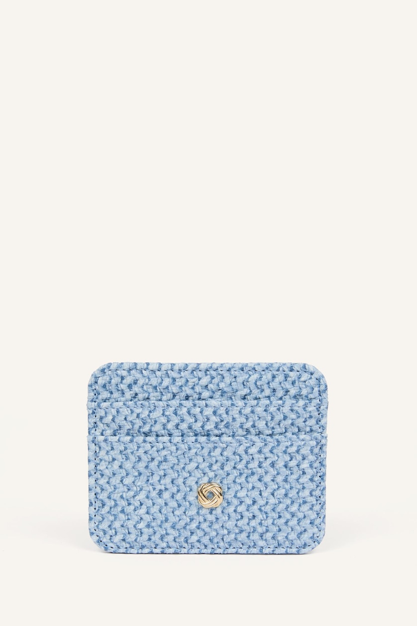 Women Blue Woman Business Card Wallet