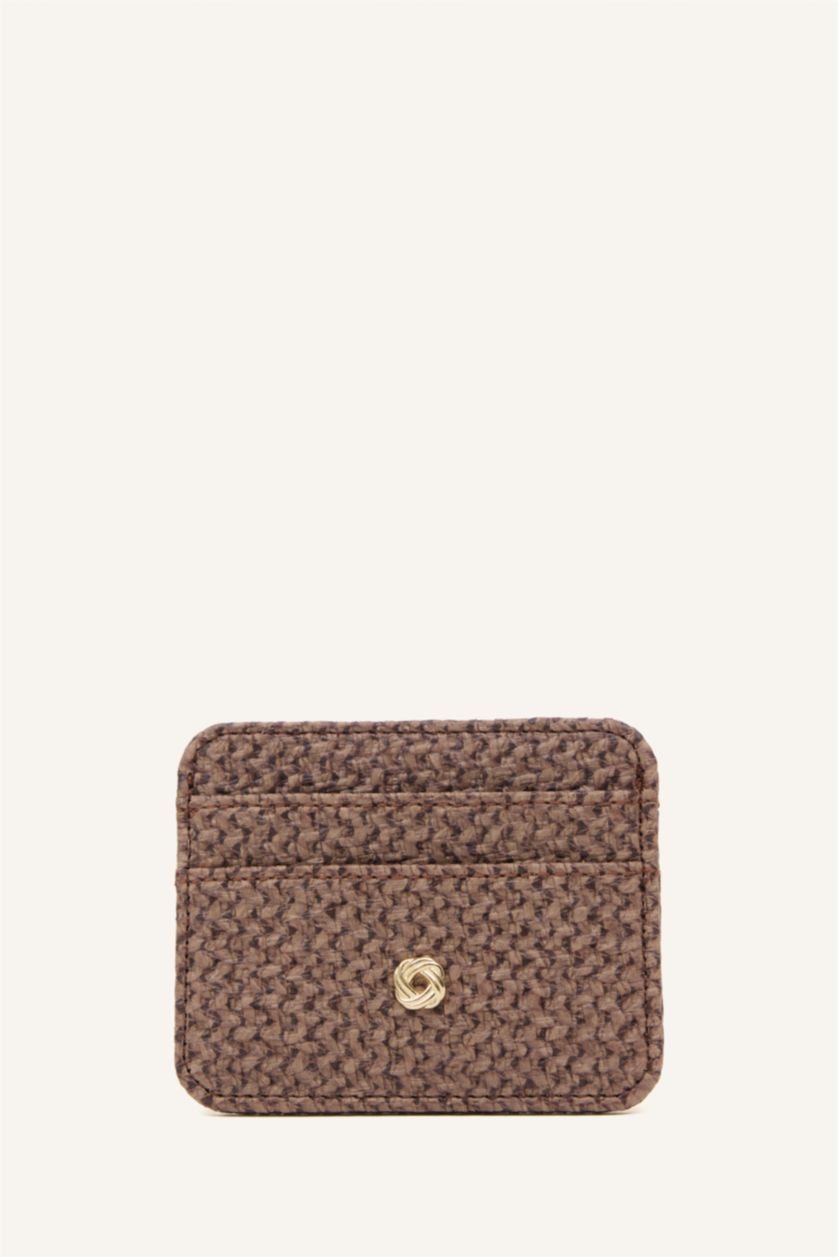 Kadın Kahve Kadın Suni Deri Kartlık