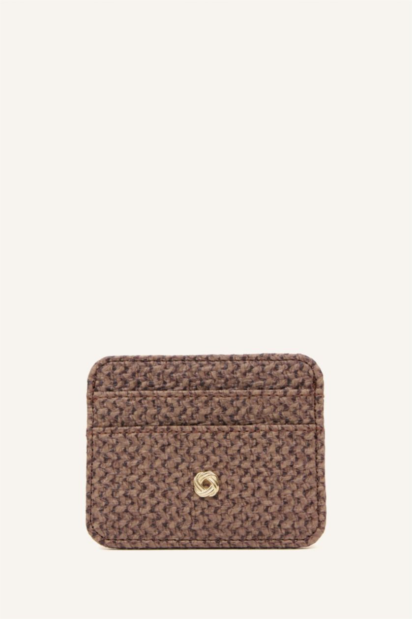 WOMAN Brown Woman Business Card Wallet