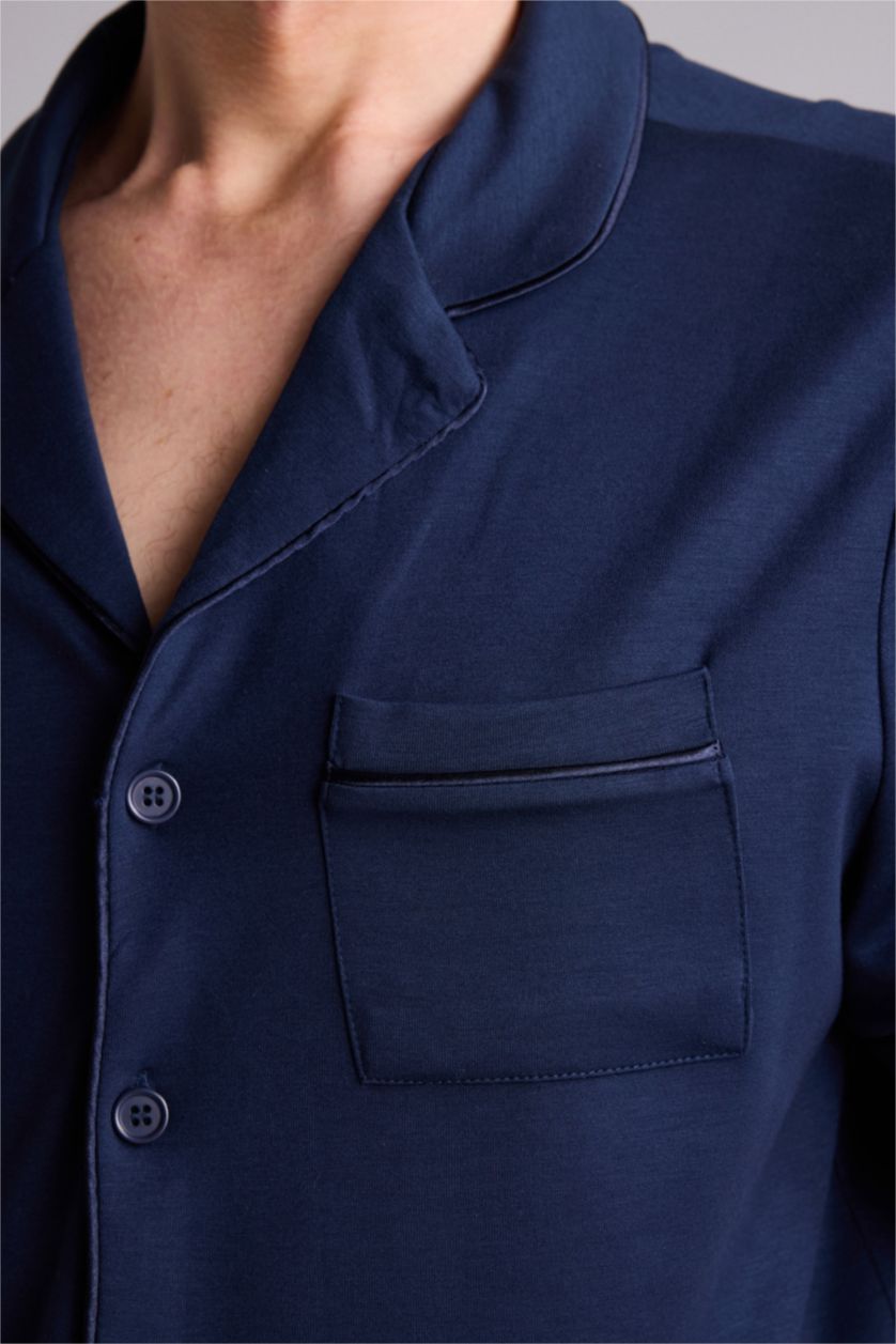 Erkek Lacivert Regular Fit 2'Li Takım