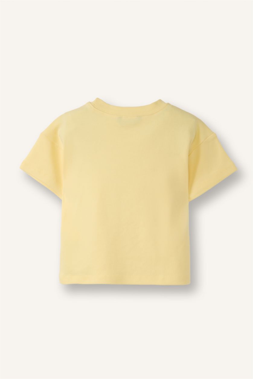 Erkek Bebek Sarı Ayıcıklı Tişört Erkek Bebek